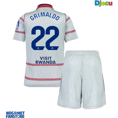 Atletico Madrid Alejandro Grimaldo #22 Rezervni Dres za djecu 2026-27 Kratak Rukav (+ Kratke hlače)